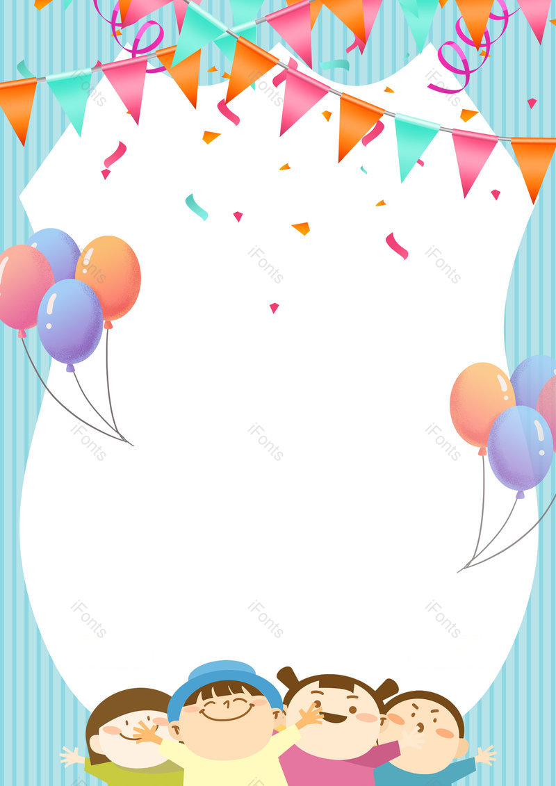 清新萌趣可爱儿童节海报背景图片,插画/手绘图,插画/手绘图库,插画/手绘图下载,插画/手绘